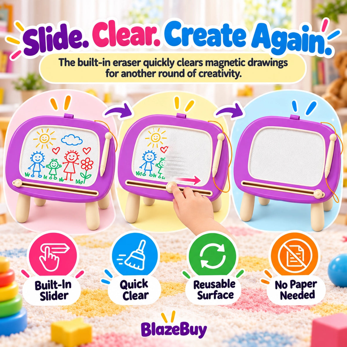 Magic Sketch Learning Board