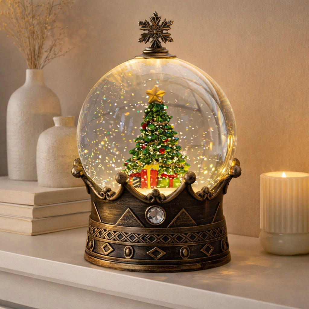 Musical Christmas Snow Globe