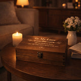 Handcrafted Rose Memory Keepsake