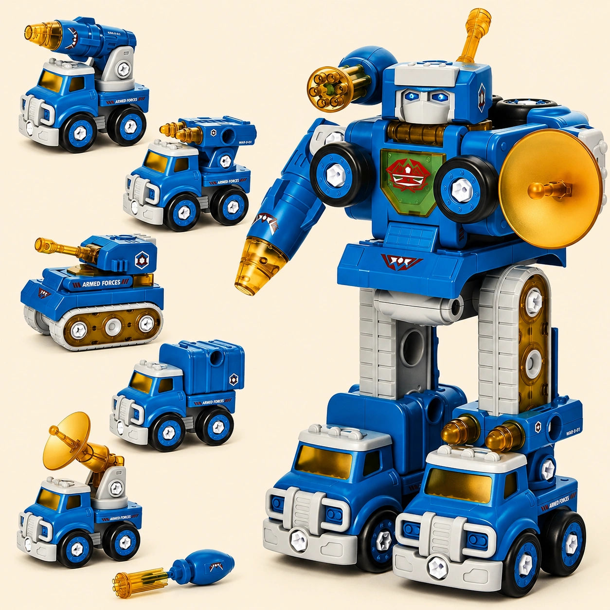 Robot Builder Truck Set