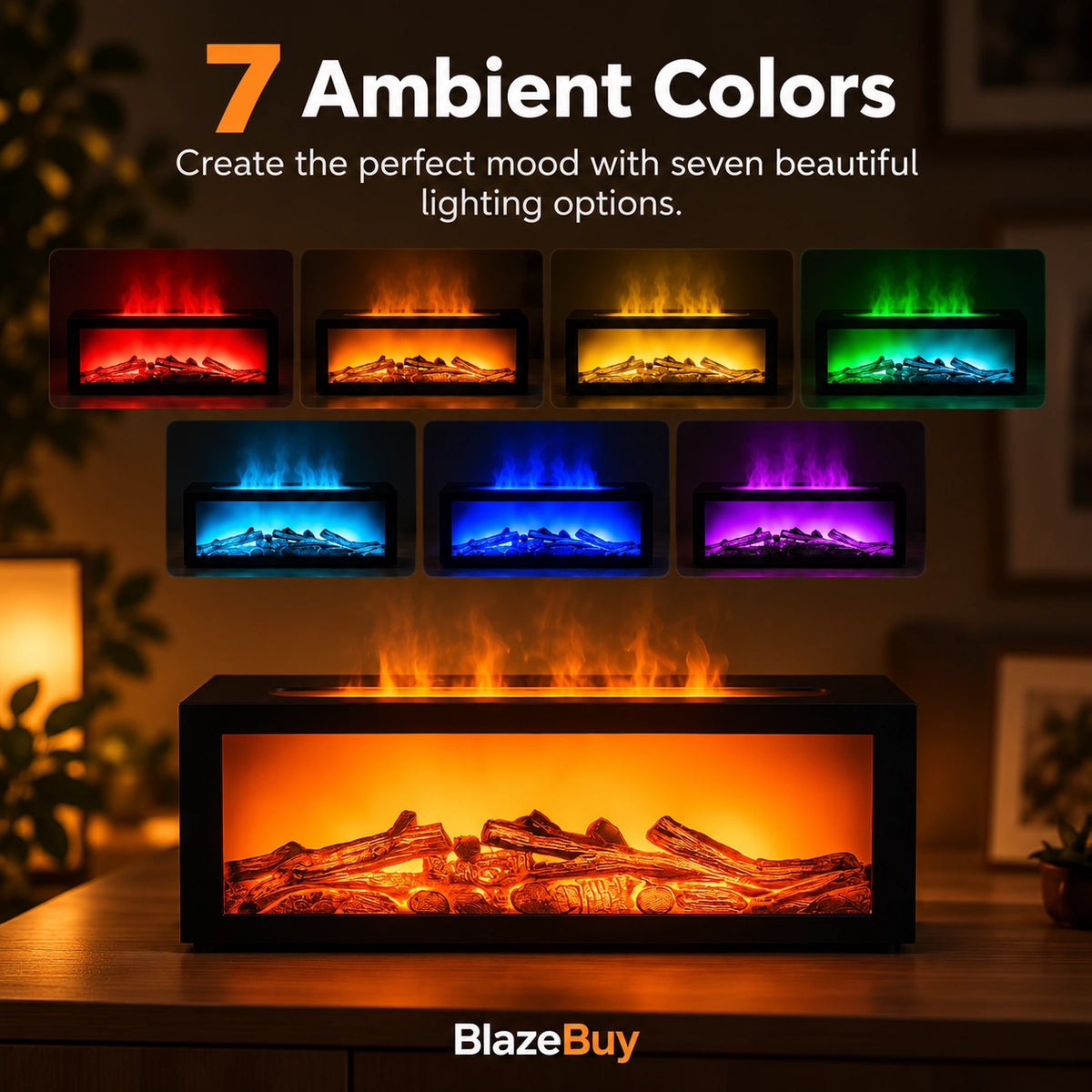 Fireplace Flame Aroma Diffuser