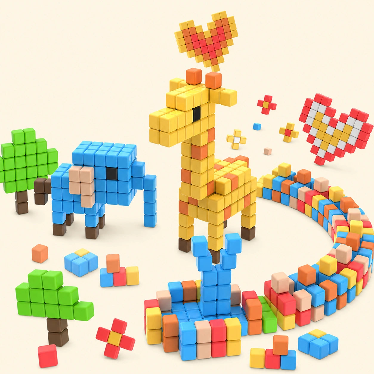 Magnetic Puzzle Cube Set