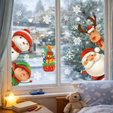 Christmas Snowflake Window Clings