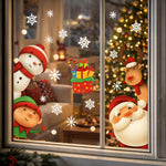 Christmas Snowflake Window Clings