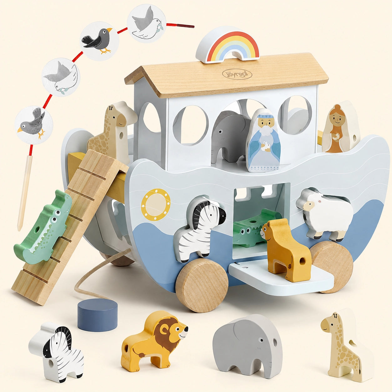 Wooden Noahs Ark Toy
