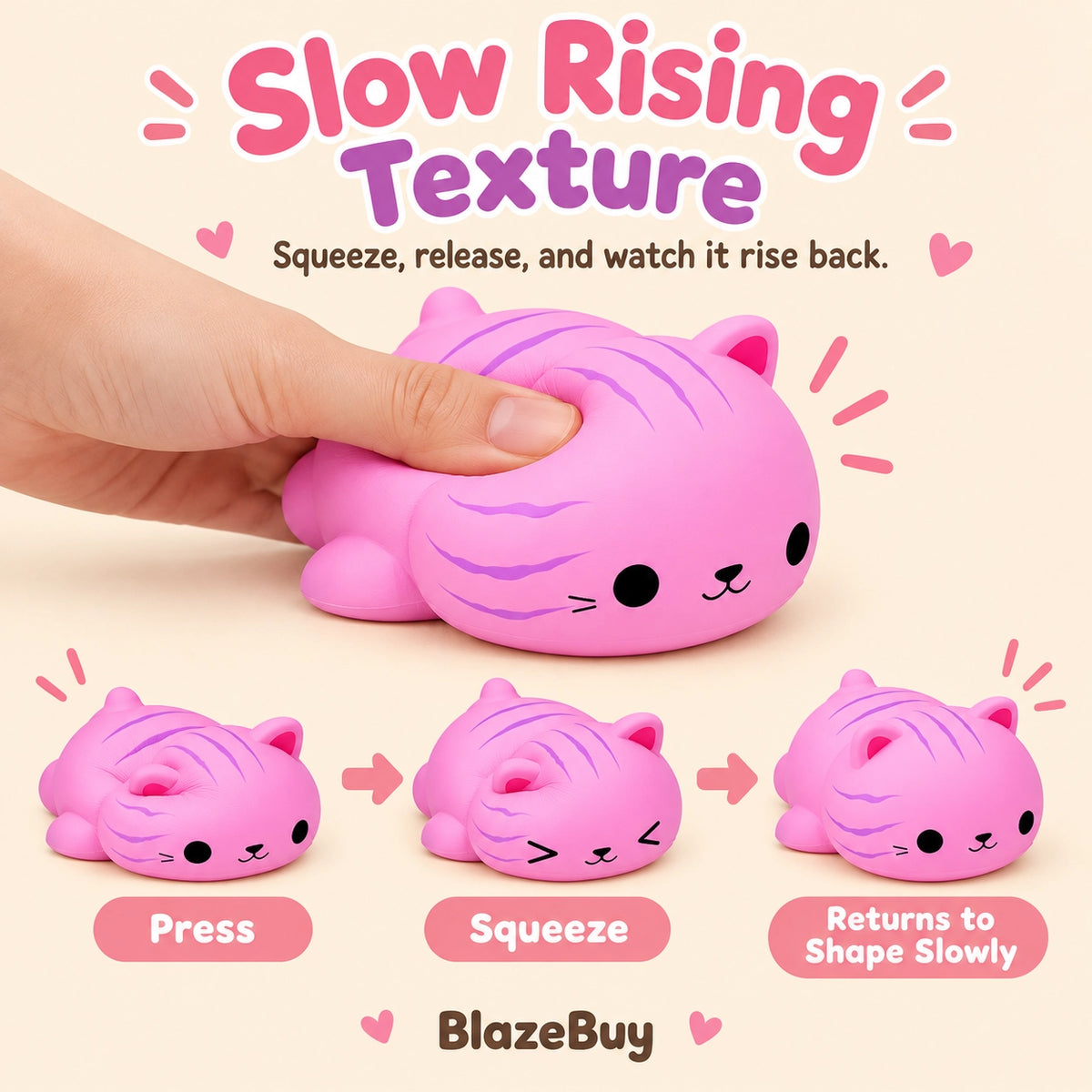 Cat Squishy Stress Set