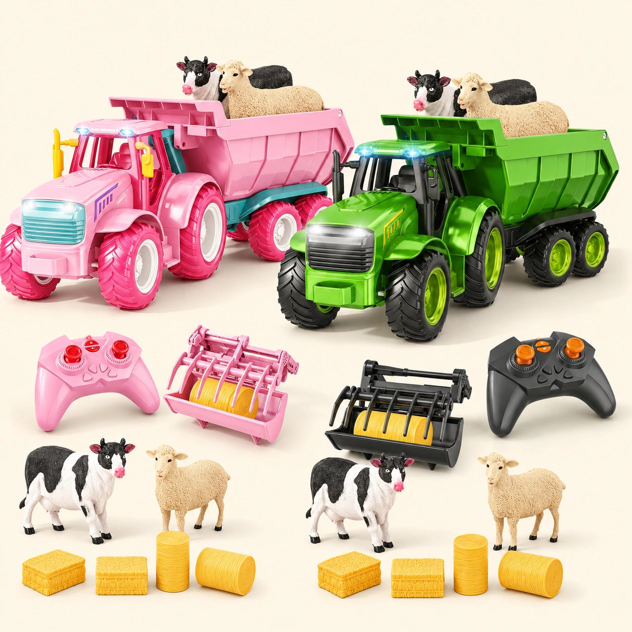 Remote Farm Tractor Set