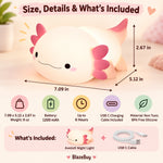 Axolotl Silicone Night Light