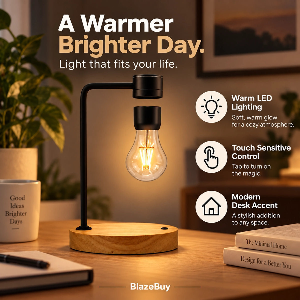 Levitating Light Bulb Lamp
