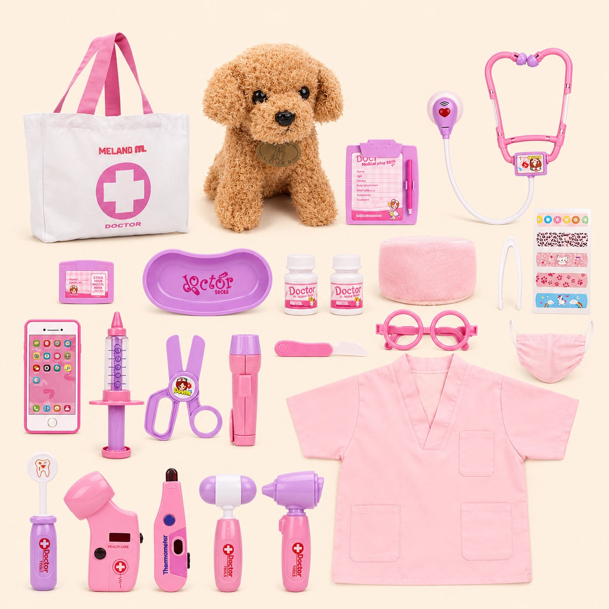 Kids Pretend Doctor Playset