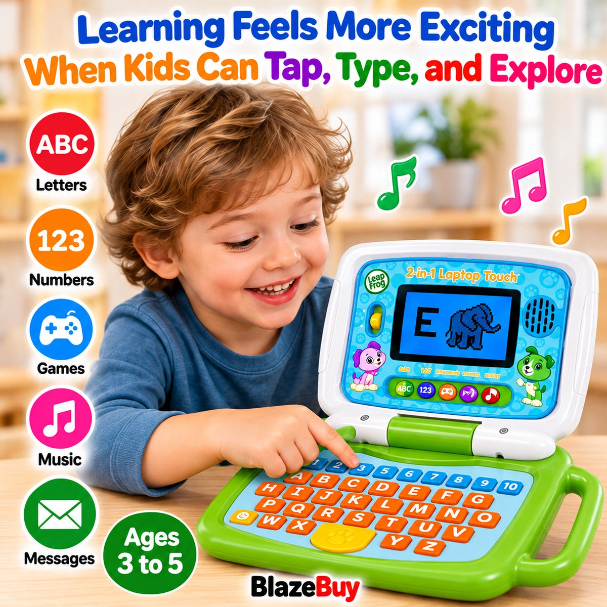 Smart Learning Laptop Toy