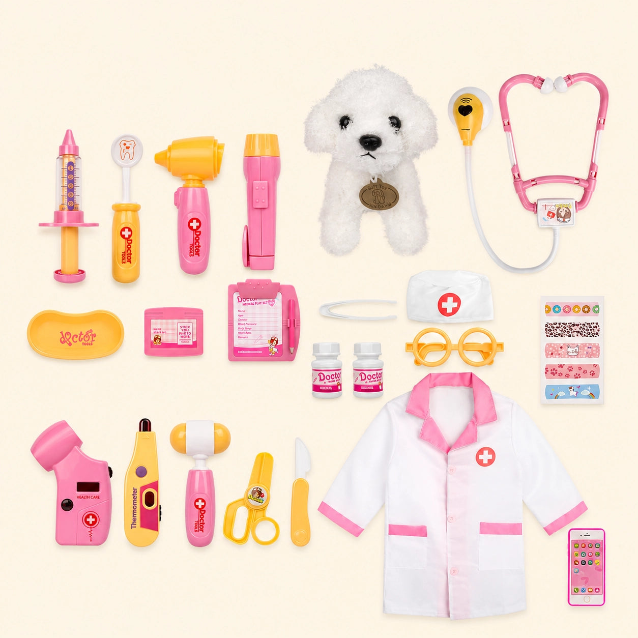 Kids Pretend Doctor Playset
