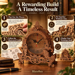 Wooden 3D Puzzle Clock