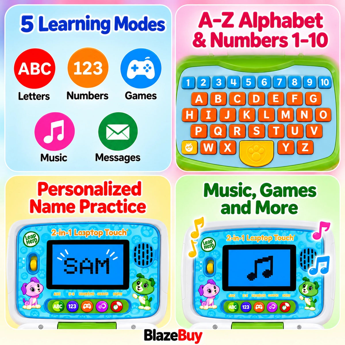 Smart Learning Laptop Toy