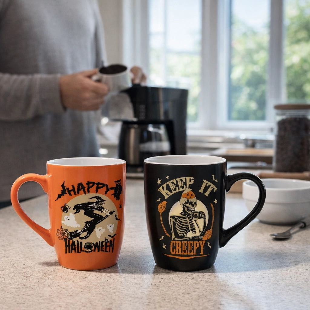 Seasonal Ceramic Mug Set