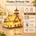 Country Villa Wooden Puzzle