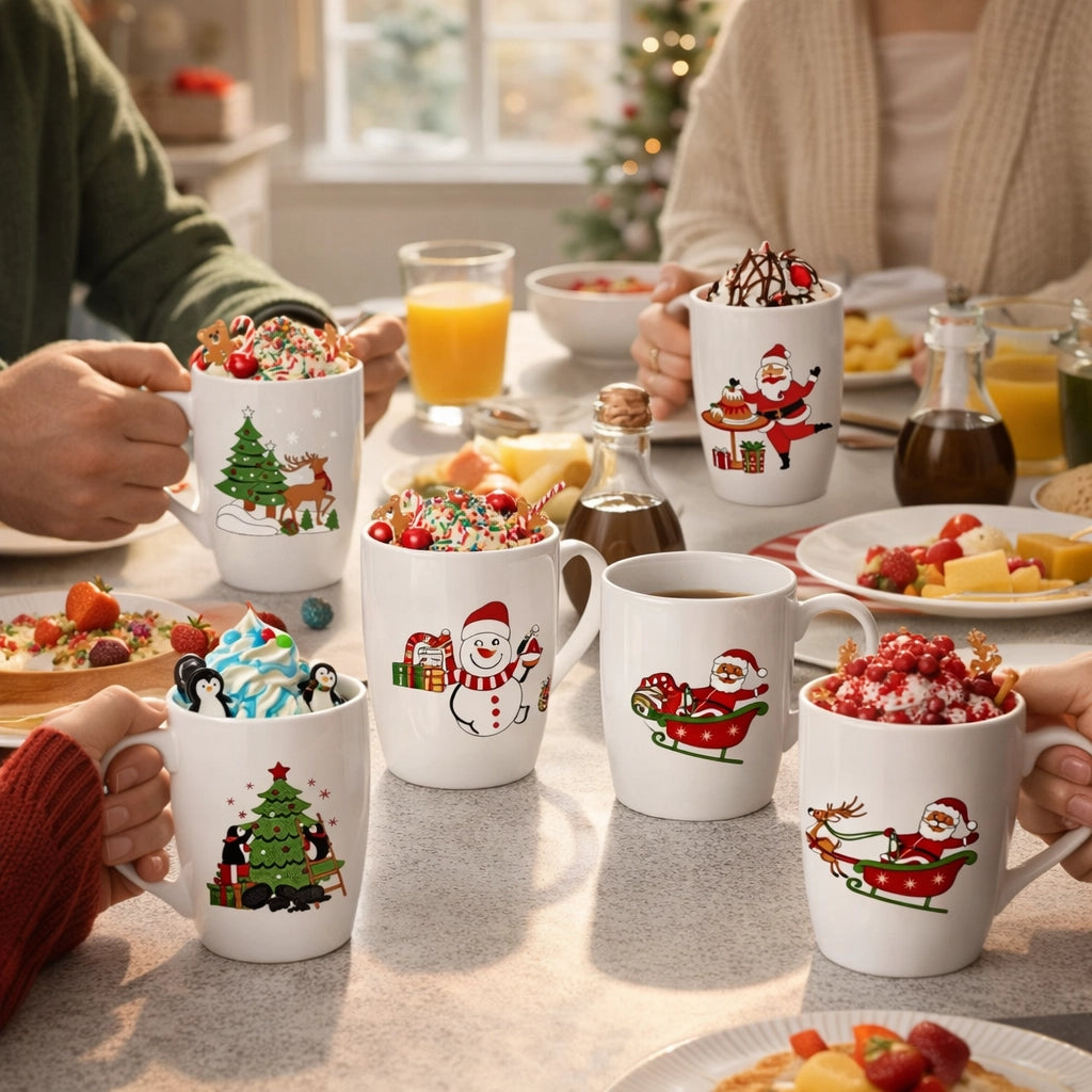 Seasonal Ceramic Mug Set