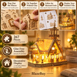 Country Villa Wooden Puzzle