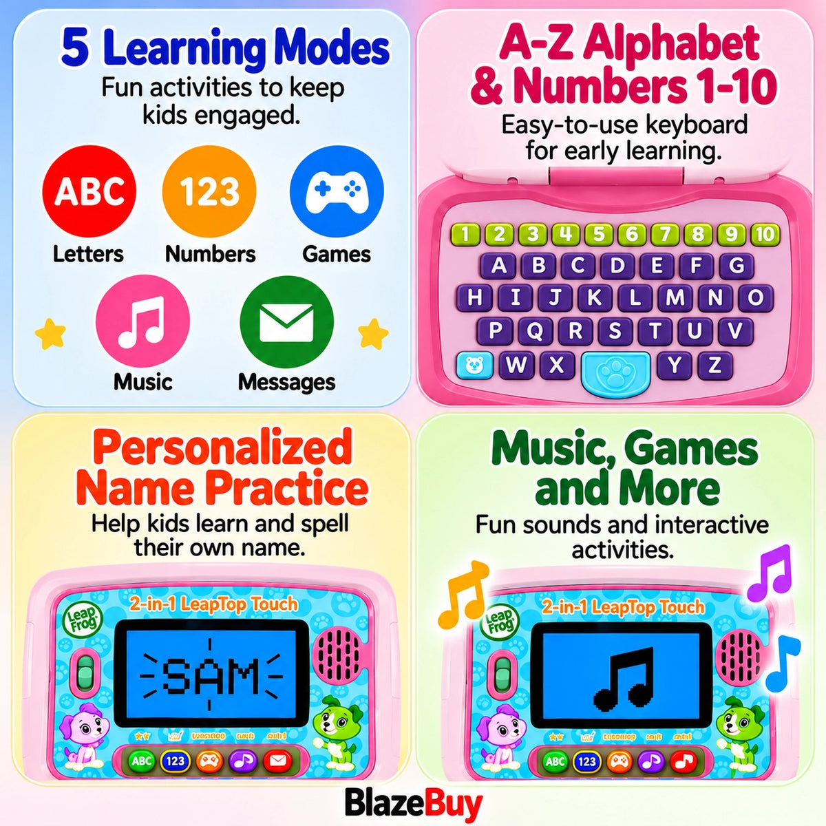 Smart Learning Laptop Toy