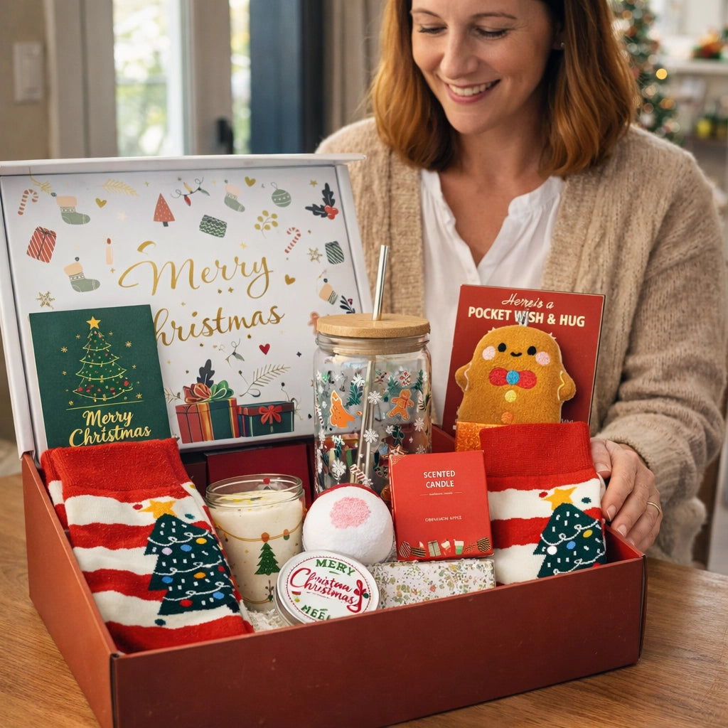 Cozy Christmas Gift Basket