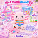 Axolotl Dress Up Plush Set