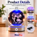 3D Crystal Light Globe