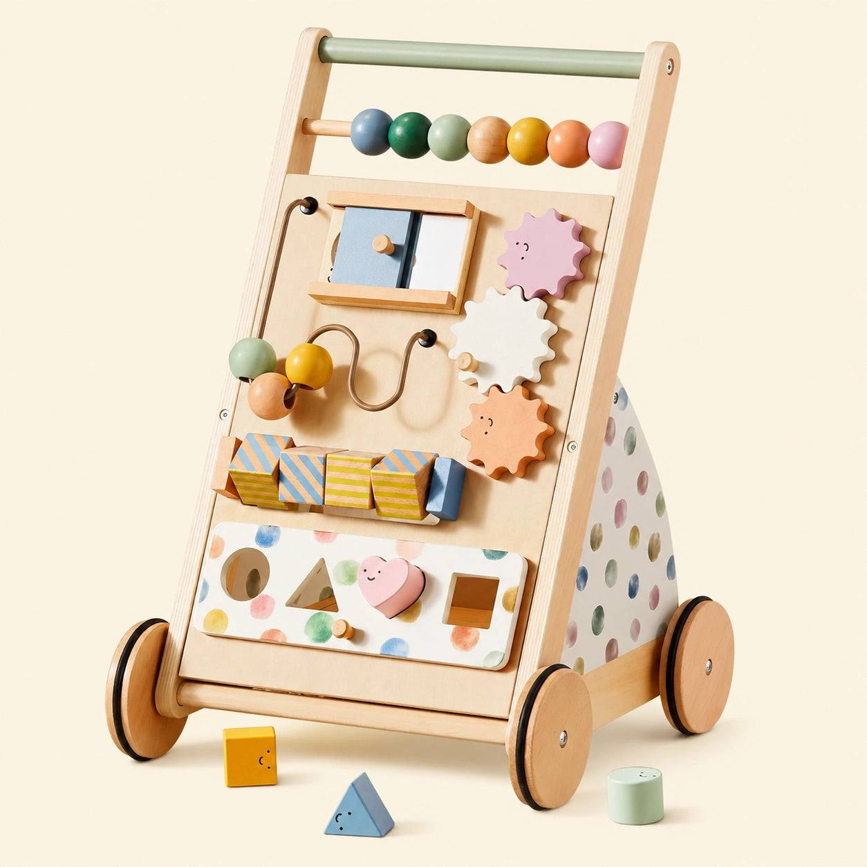 Wooden Activity Baby Walker