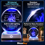 3D Crystal Human Heart Model