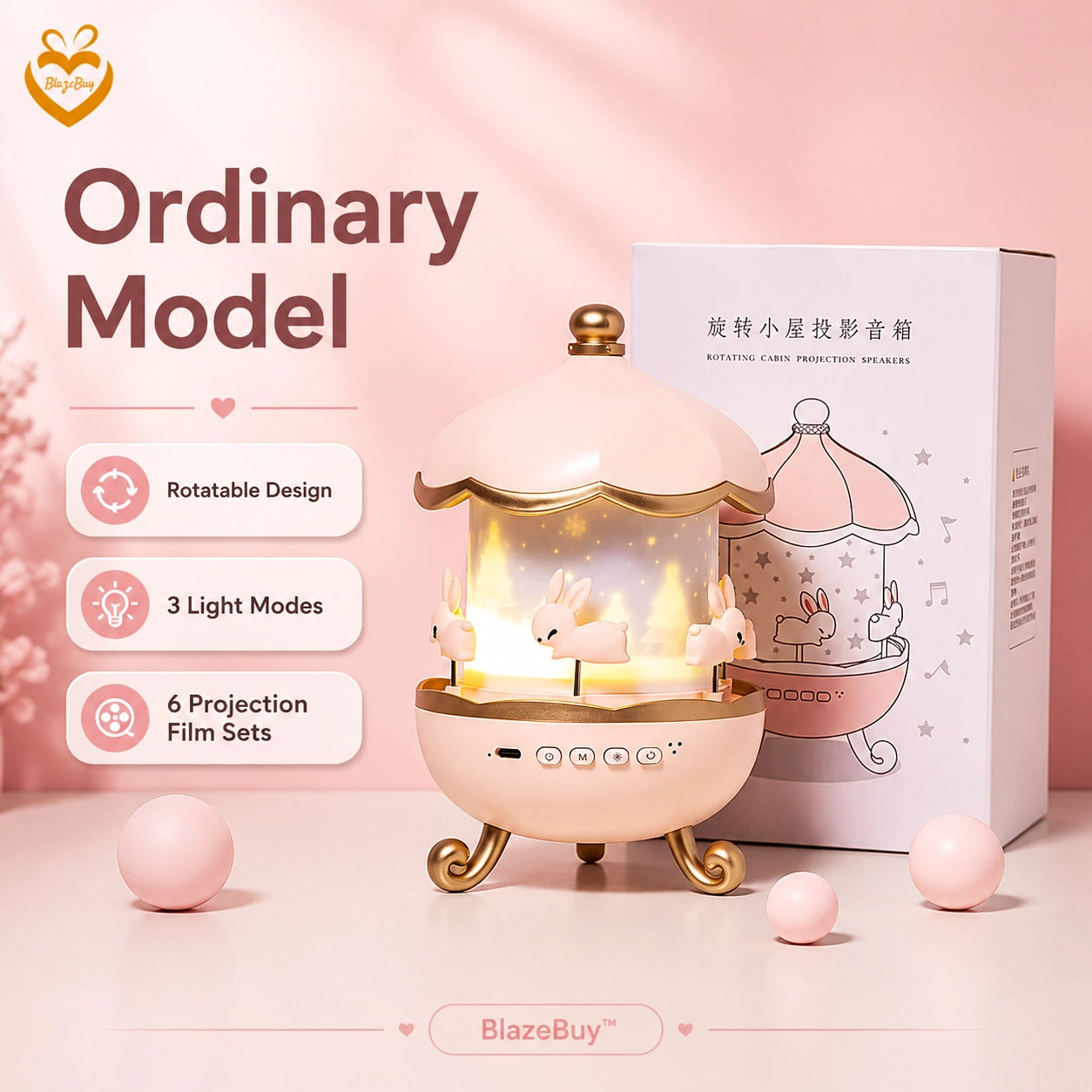 Baby Night Light Projector