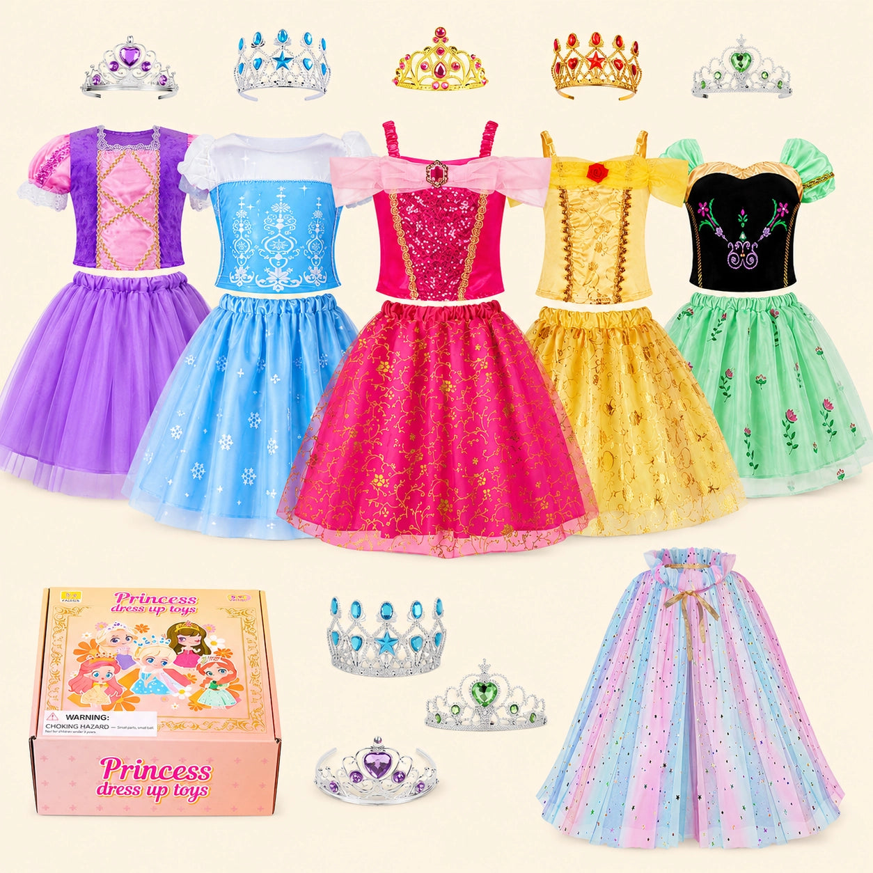 Princess Dress Up Trunk Set