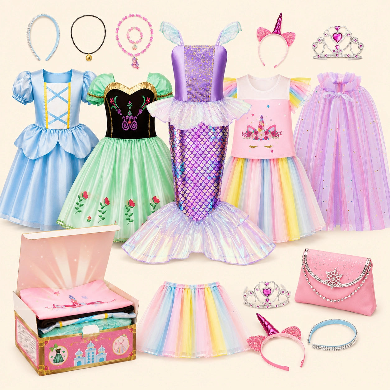 Princess Dress Up Trunk Set