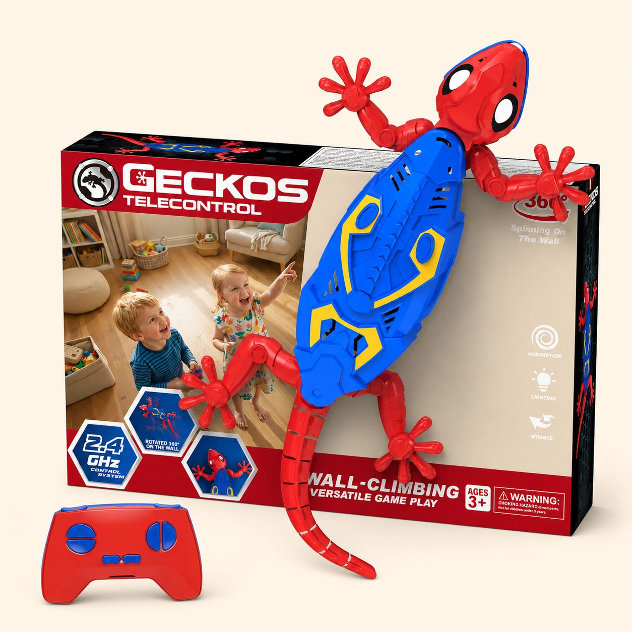 Wall Climbing RC Gecko Toy