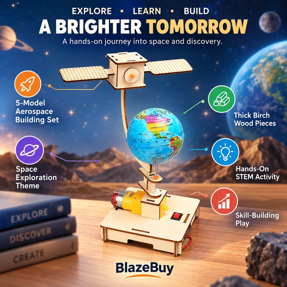 Aerospace Space Station Building Set