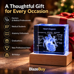3D Crystal Human Heart Model