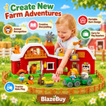 Farm Barn Playset Toy