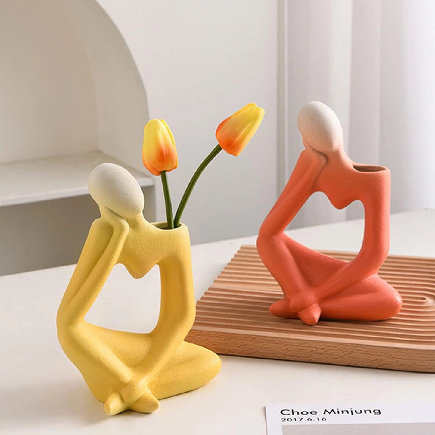 Thinker Ceramic Vase Collection