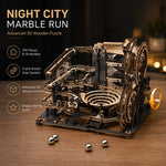 Wooden Marble Run Puzzle Set