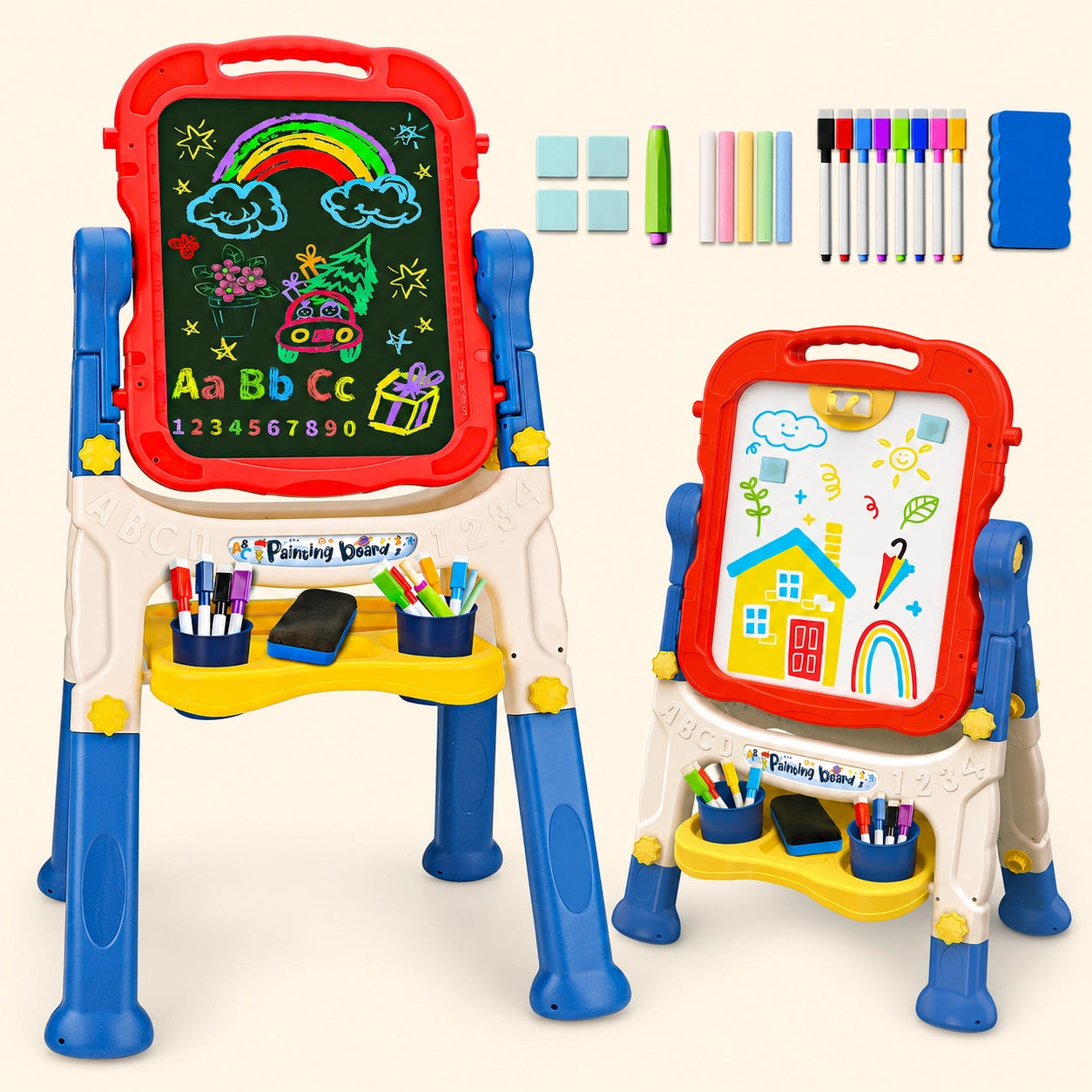 Double-Sided Magnetic Art Easel