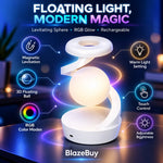 Levitating LED Spiral Lamp