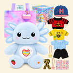 Axolotl Dress Up Plush Set