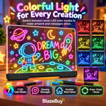 LED Rechargeable Glow Art Board