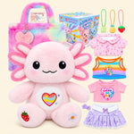 Axolotl Dress Up Plush Set