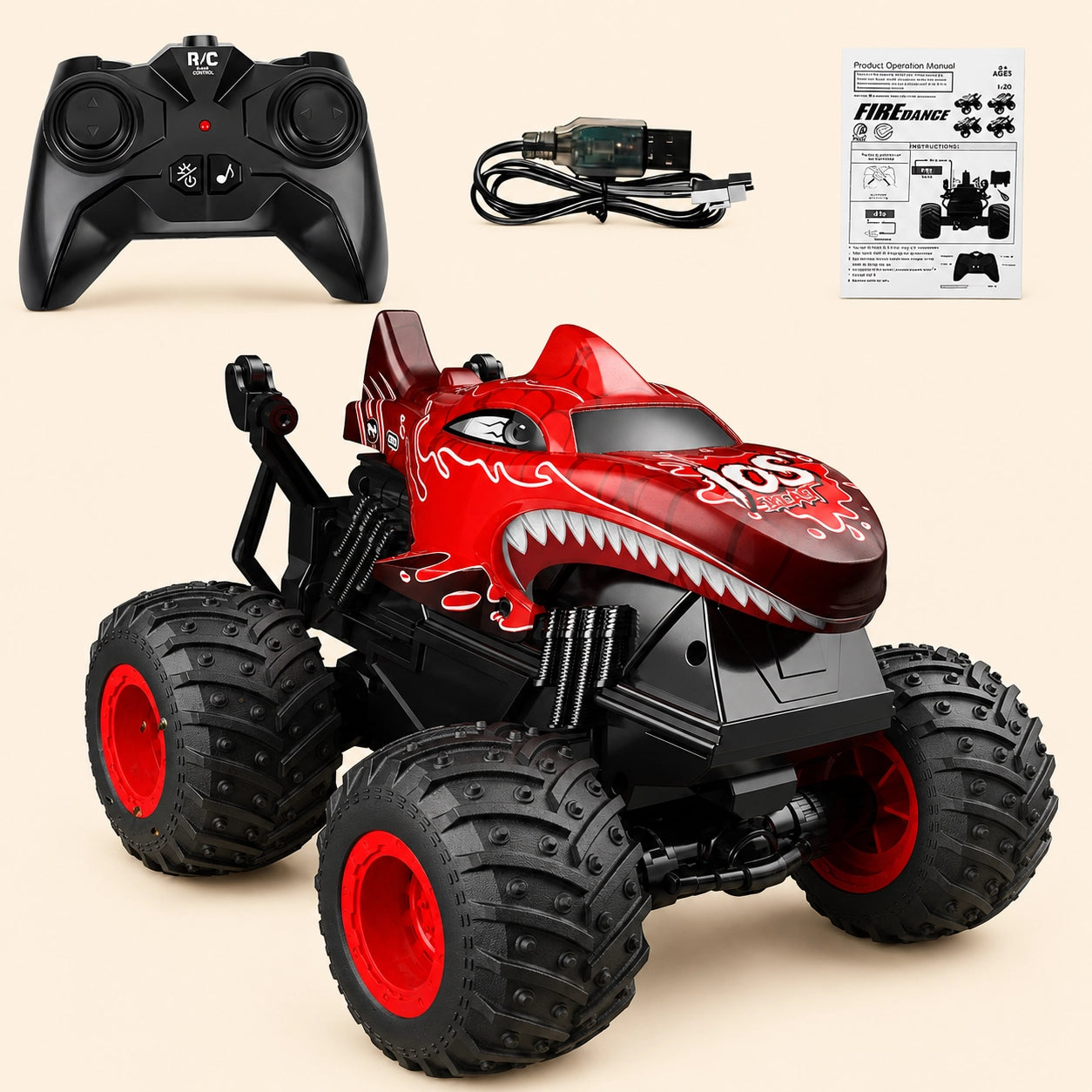 Dinosaur RC Monster Truck