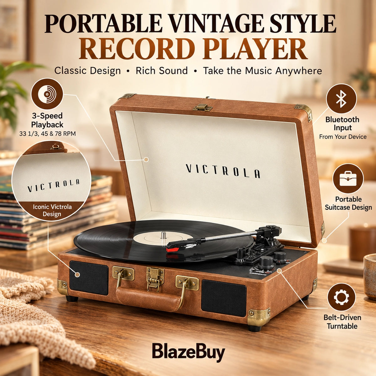 Victrola Journey Record Player