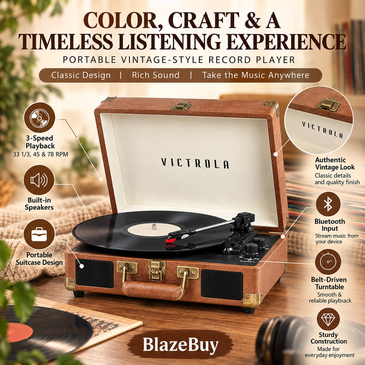 Victrola Journey Record Player