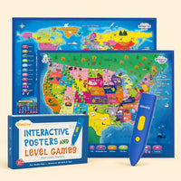 Interactive Talking Learning Maps for Kids