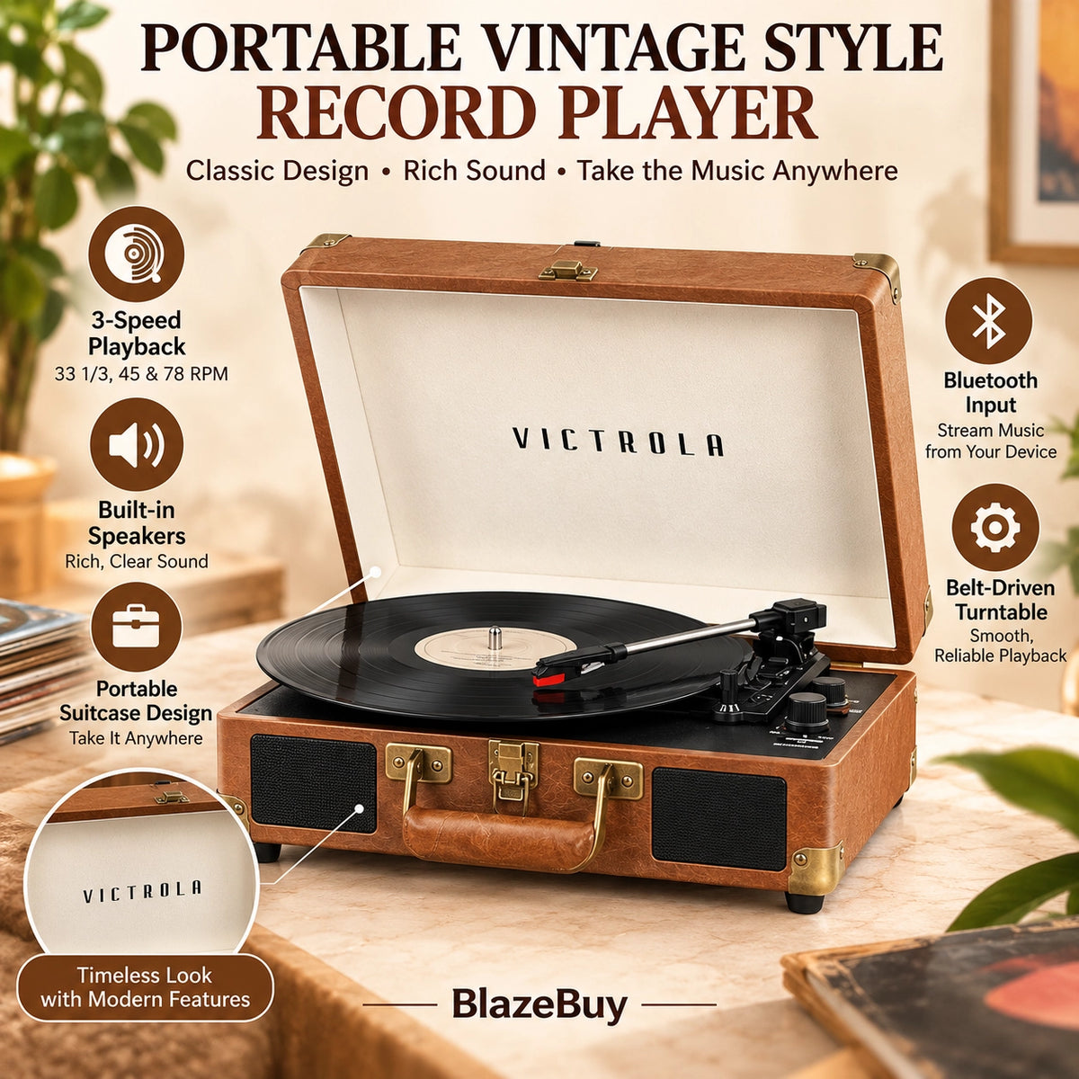 Victrola Journey Record Player