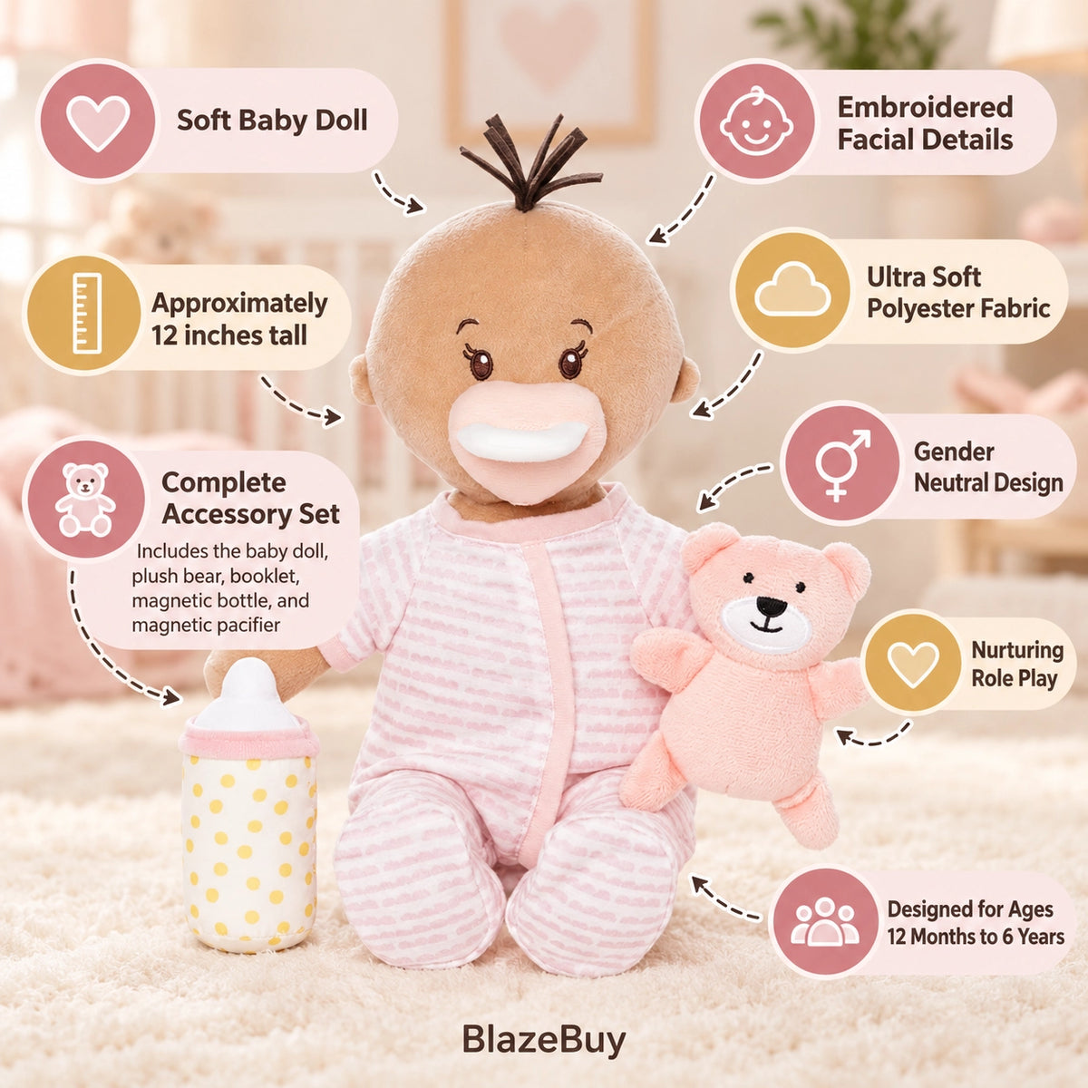 Sleepy Time Baby Doll
