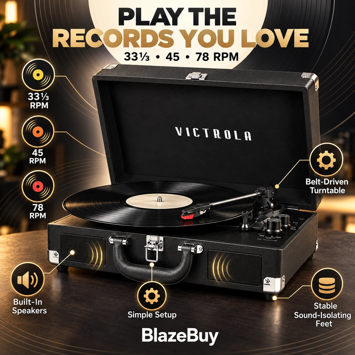 Victrola Journey Record Player