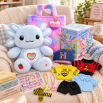 Axolotl Dress Up Plush Set